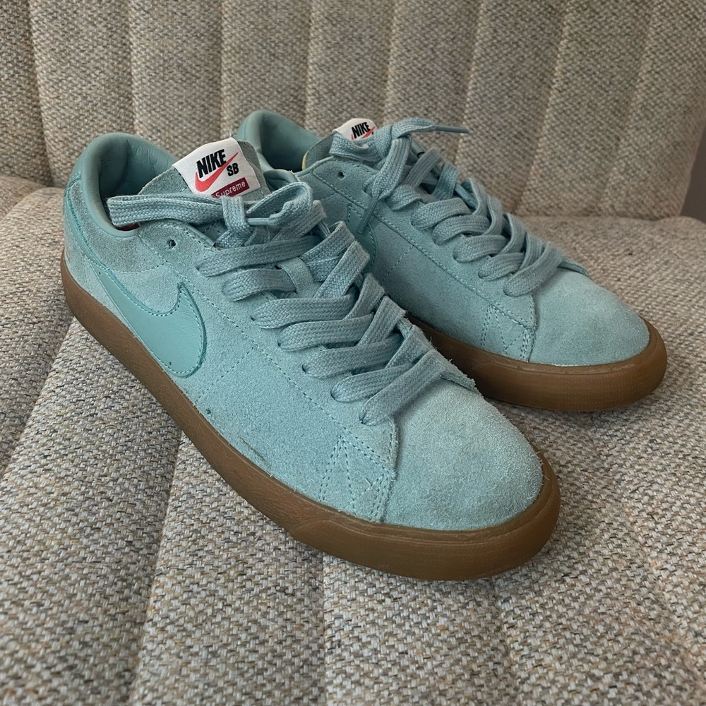 Rare! SUPREME X NIKE SB blazer low GT QS 'cannon' sz 7 men's / 9 women's / 40 EU